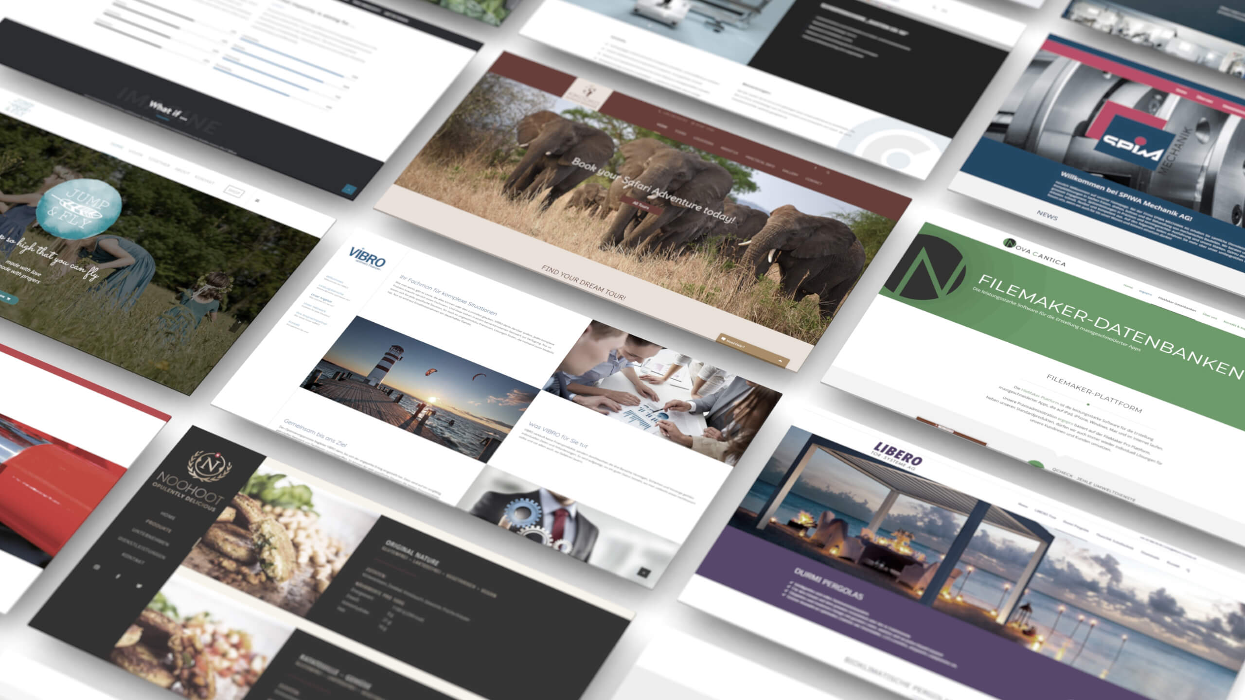Webdesign Referenzen von BlueBox Design Zürich